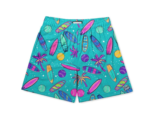 Surfin Baseballs Youth Shorts