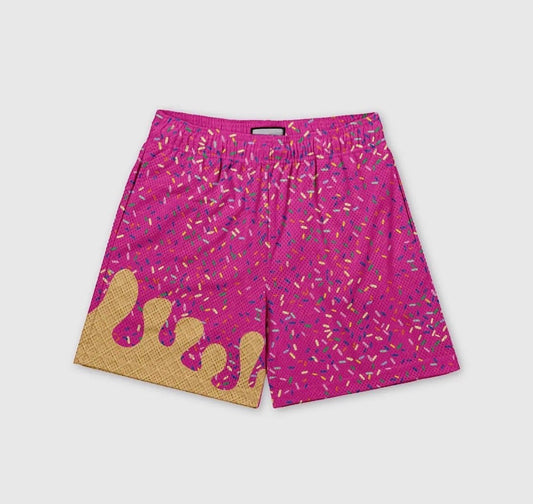 Ice Cream Youth Shorts - Pink