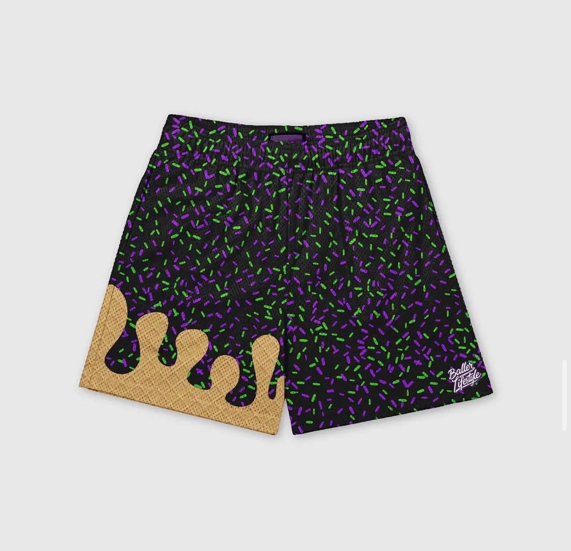 Ice Cream Youth Shorts – Black