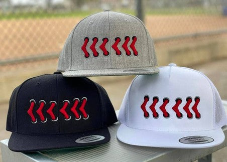 Baseball Stitch Snapback Hat