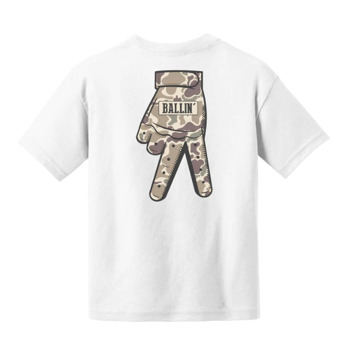 Ballin' deuces Down Tee Camo