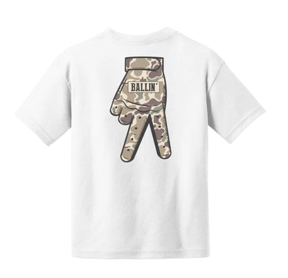 Ballin' deuces Down Tee Camo