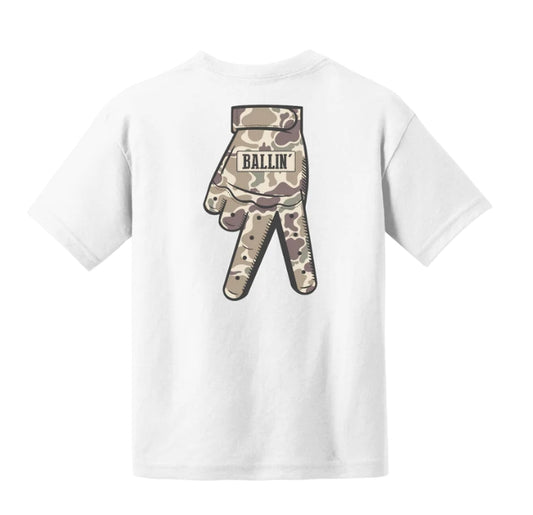 Ballin' deuces Down Tee Camo