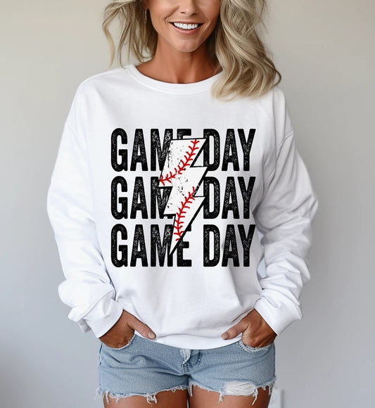 Baseball Game Day Women's Sweatshirt