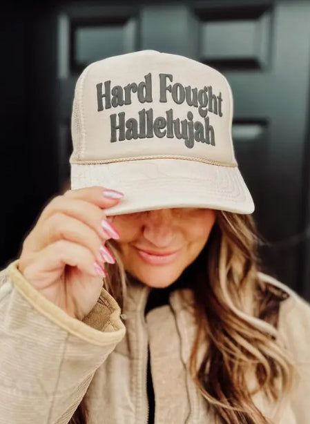 Hard Fought Hallelujah Trucker Hat